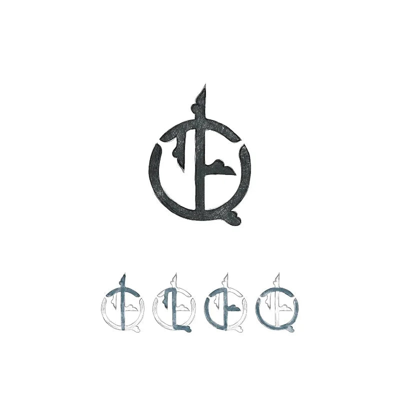 initials of custom ex libris
