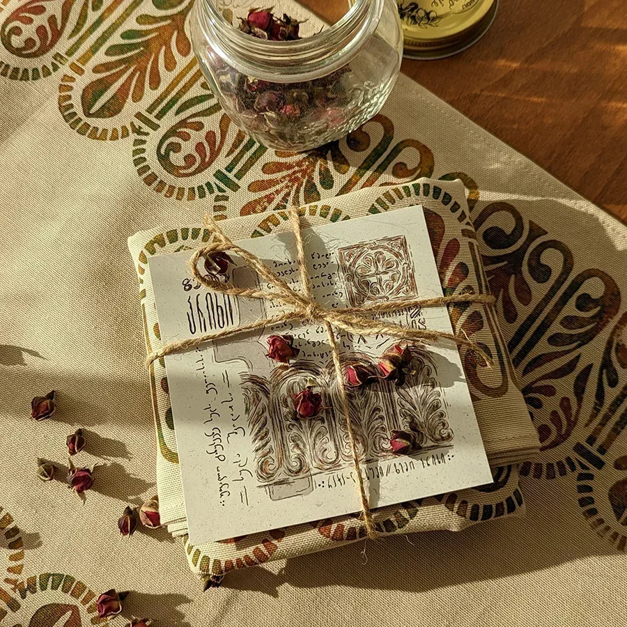 patterns of leaf table runner
