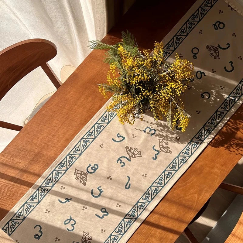 elegant table throw