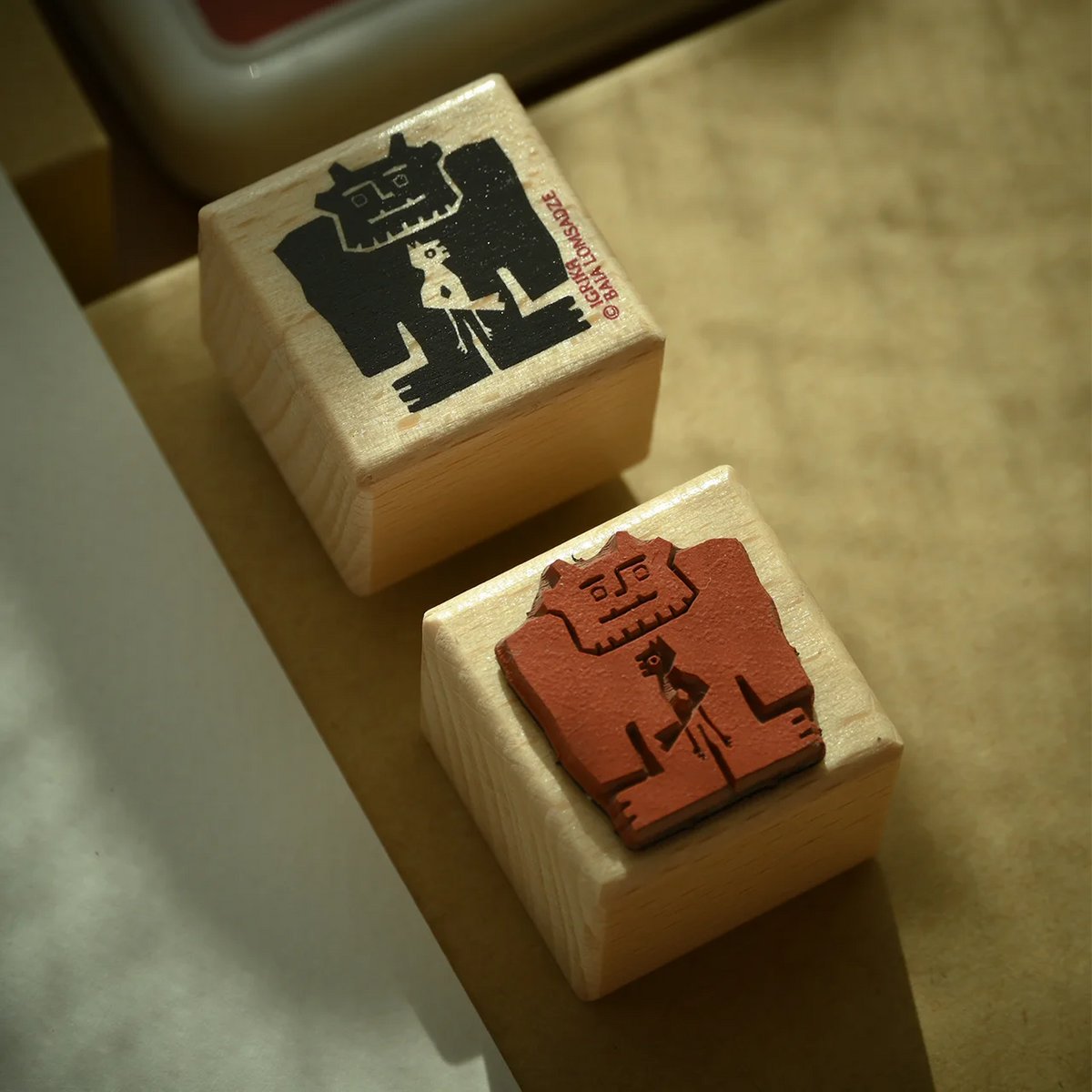 devi giant motif stamp  from Georgian folk