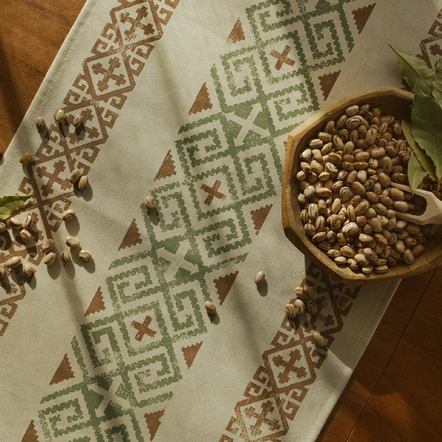 cotton fabric table runner