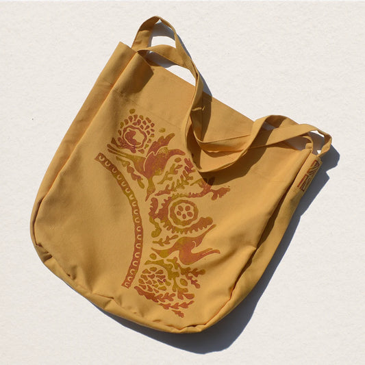 shoulder tote bag with beautiful prints